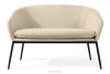 SOLIS Gartensofa aus wasserabweisendem Stoff cremefarben/schwarz cremefarben/schwarz - Foto 1