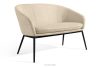 SOLIS Gartensofa aus wasserabweisendem Stoff cremefarben/schwarz cremefarben/schwarz - Foto 3