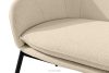 SOLIS Gartensofa aus wasserabweisendem Stoff cremefarben/schwarz cremefarben/schwarz - Foto 5