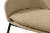 SOLIS Gartensofa aus wasserabweisendem Stoff warmbeige/schwarz warm beige/schwarz - Foto 5