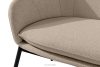 SOLIS Gartensofa aus wasserabweisendem Stoff hellbraun/schwarz hellbraun/schwarz - Foto 5