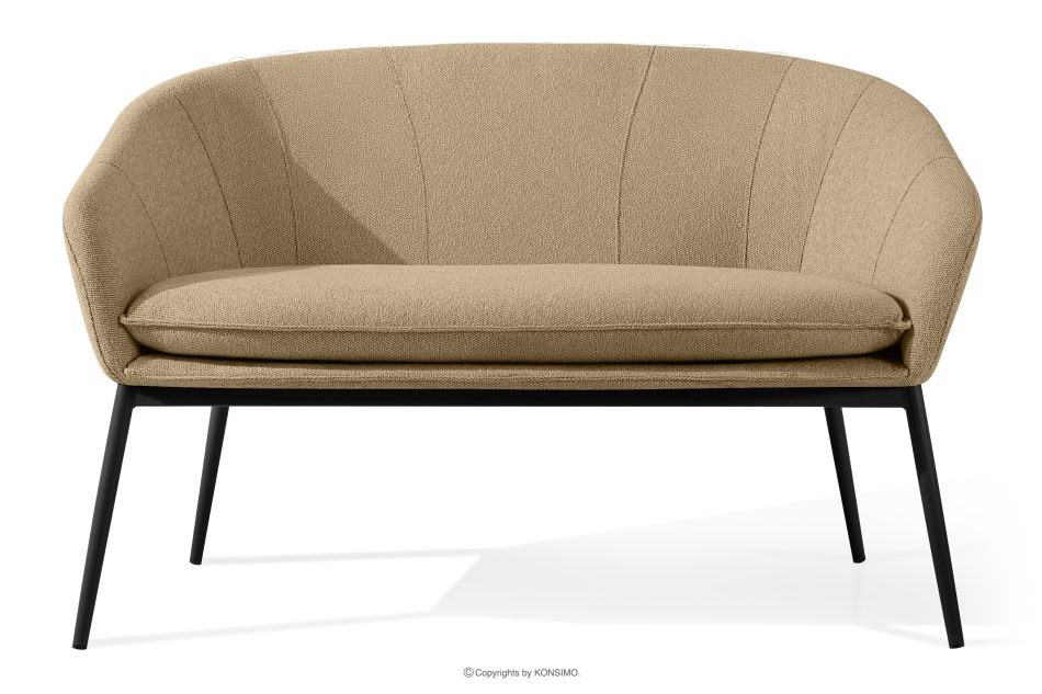 SOLIS Gartenmöbel-Set aus wasserabweisendem Stoff warmbeige/schwarz warm beige/schwarz - Foto 2
