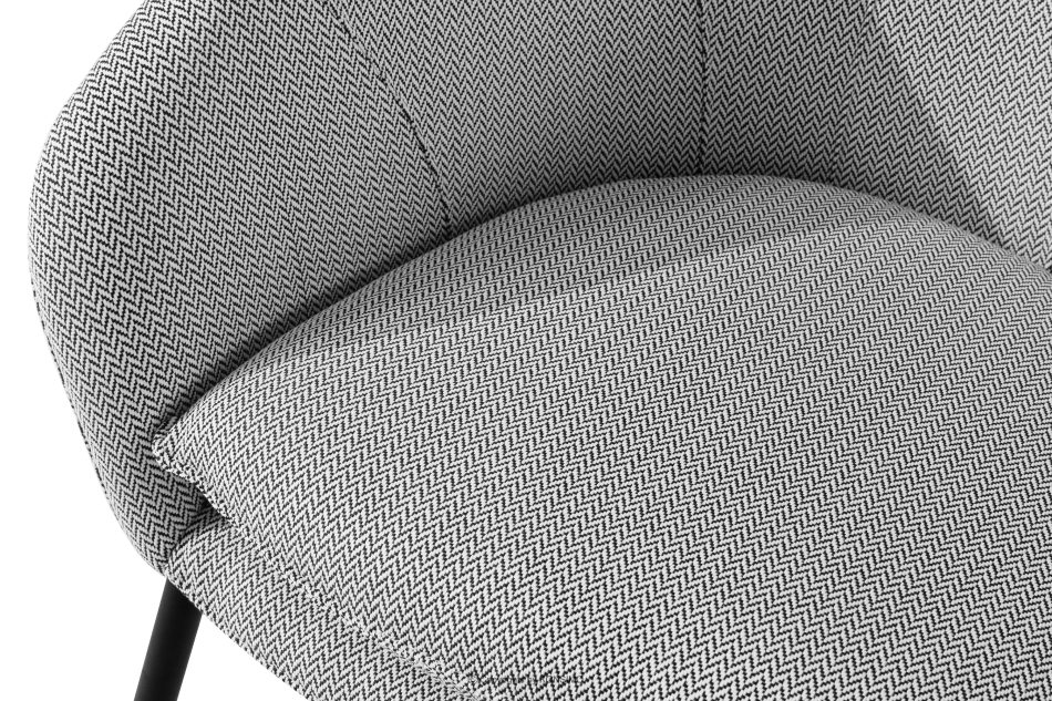 SOLIS Gartenstühle mit Tisch weiß/schwarz weiß/schwarz - Foto 5