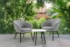 SOLIS Gartenstühle mit Tisch weiß/schwarz weiß/schwarz - Foto 2
