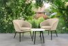 SOLIS Gartenstühle mit Tisch cremefarben/schwarz cremefarben/schwarz - Foto 2