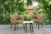 SOLIS Gartenstühle mit Tisch warmbeige/schwarz warmbeige/schwarz - Foto 2