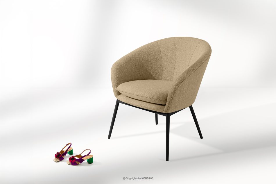 SOLIS Gartenstühle mit Tisch warmbeige/schwarz warmbeige/schwarz - Foto 14
