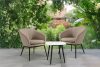 SOLIS Gartenstühle mit Tisch hellbraun/schwarz hellbraun/schwarz - Foto 2