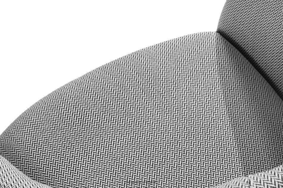 SOLIS Gartenmöbel Sessel und Tisch weiß/schwarz weiß/schwarz - Foto 7