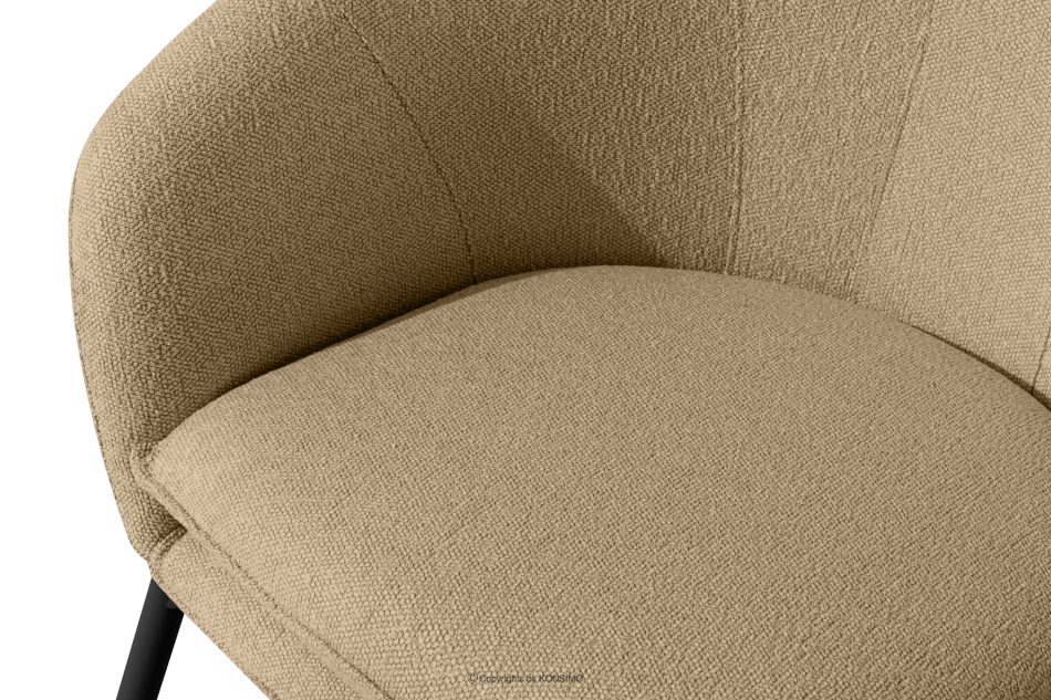 SOLIS Gartenmöbel Sessel und Tisch warmbeige/schwarz warmbeige/schwarz - Foto 5