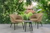 SOLIS Gartenmöbel Sessel und Tisch warmbeige/schwarz warmbeige/schwarz - Foto 2