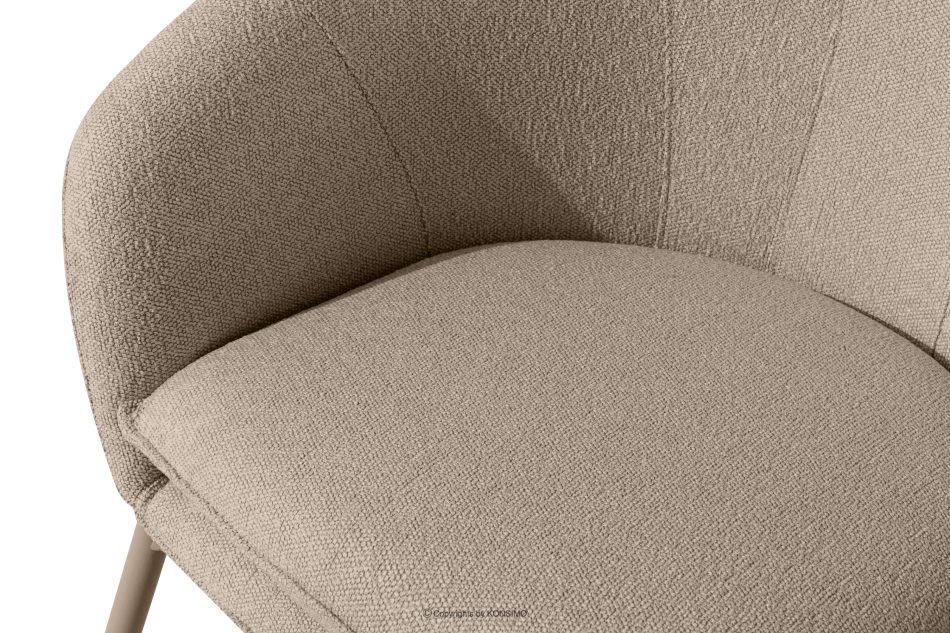 SOLIS Gartenstuhl aus wasserabweisendem Stoff hellbraun/beige hellbraun/beige - Foto 4