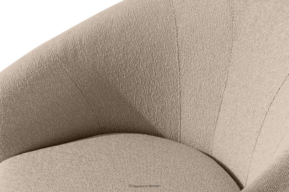 SOLIS Gartenstuhl aus wasserabweisendem Stoff hellbraun/beige hellbraun/beige - Foto 5