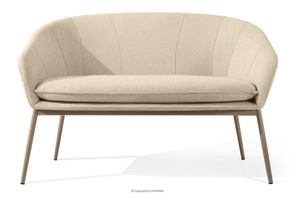 SOLIS Gartensofa aus wasserabweisendem Stoff cremefarben/beige cremefarben/beige - Foto 0