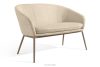 SOLIS Gartensofa aus wasserabweisendem Stoff cremefarben/beige cremefarben/beige - Foto 3