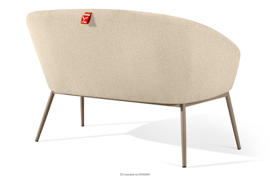 SOLIS Gartensofa aus wasserabweisendem Stoff cremefarben/beige cremefarben/beige - Foto 3