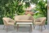 SOLIS Gartensofa aus wasserabweisendem Stoff cremefarben/beige cremefarben/beige - Foto 9