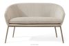 SOLIS Gartensofa aus wasserabweisendem Stoff weiß/beige weiß/beige - Foto 1