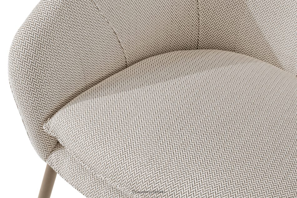 SOLIS Gartensofa aus wasserabweisendem Stoff weiß/beige weiß/beige - Foto 4