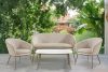SOLIS Gartensofa aus wasserabweisendem Stoff weiß/beige weiß/beige - Foto 9