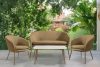 SOLIS Gartensofa aus wasserabweisendem Stoff warmbeige/beige warmbeige/beige - Foto 9