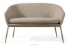 SOLIS Gartensofa aus wasserabweisendem Stoff hellbraun/beige hellbraun/beige - Foto 1