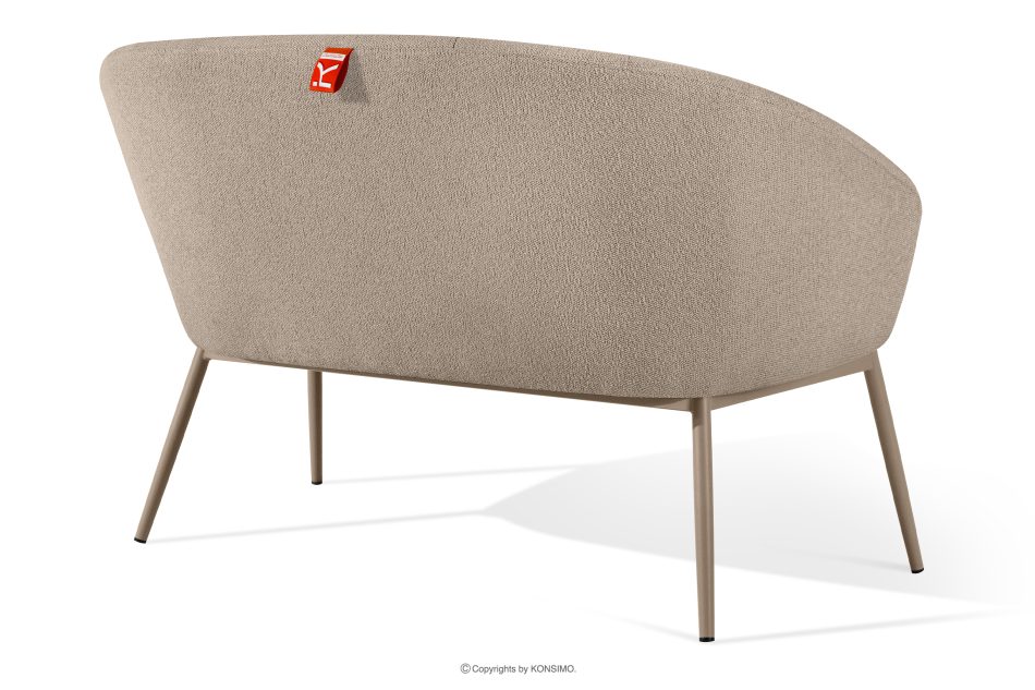 SOLIS Gartensofa aus wasserabweisendem Stoff hellbraun/beige hellbraun/beige - Foto 3