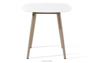 Kleiner Gartentisch weiß/beige
