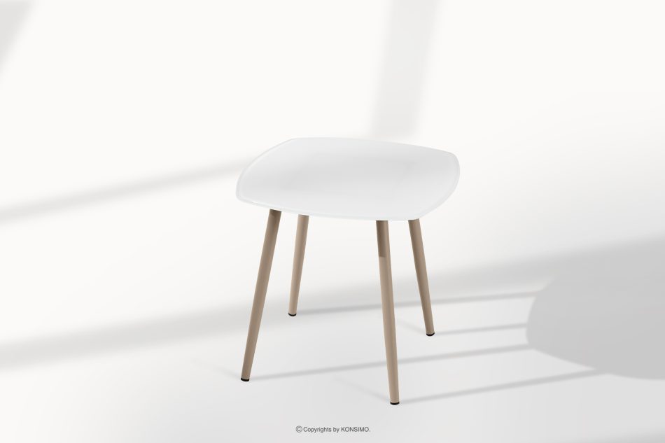 SOLIS Kleiner Gartentisch weiß/beige weiß/beige - Foto 1