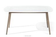 Großer Gartentisch weiß/beige