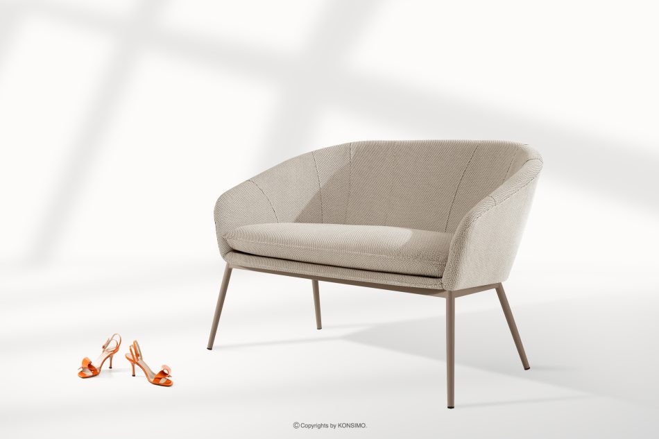 SOLIS Gartenmöbel-Set aus wasserabweisendem Stoff weiß/beige weiß/beige - Foto 16