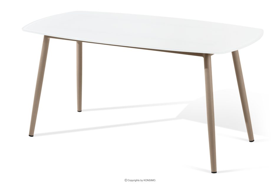 SOLIS Gartenmöbel-Set aus wasserabweisendem Stoff braun/weiß/beige braun/weiß/beige - Foto 13