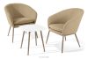 SOLIS Gartenstühle mit Tisch warmbeige/beige warmbeige/beige - Foto 1