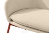 SOLIS Gartensofa aus wasserabweisendem Stoff in Creme/Rot cremefarben/rot - Foto 5
