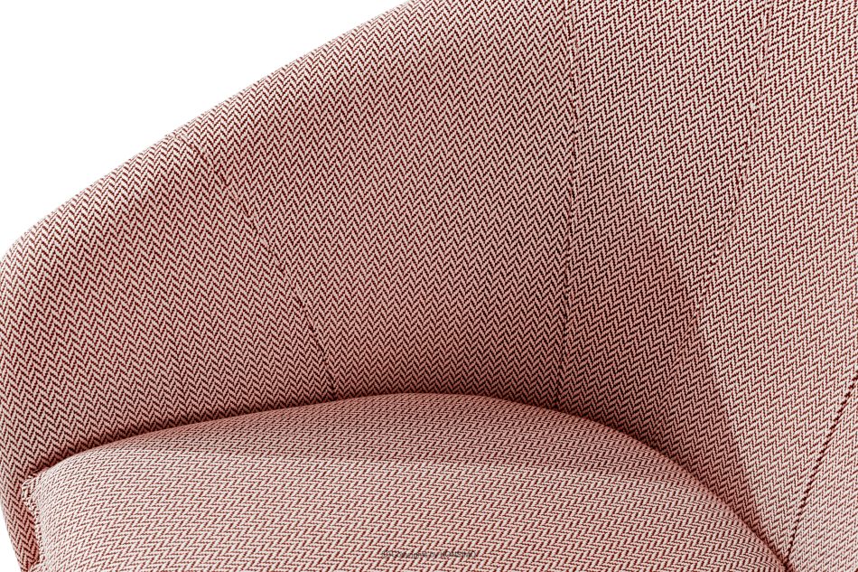 SOLIS Gartensofa aus wasserabweisendem Stoff in Bordeauxrot/Weiß/Rot burgunderrot/weiß/rot - Foto 5