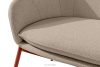 SOLIS Gartensofa aus wasserabweisendem Stoff hellbraun/rot hellbraun/rot - Foto 5