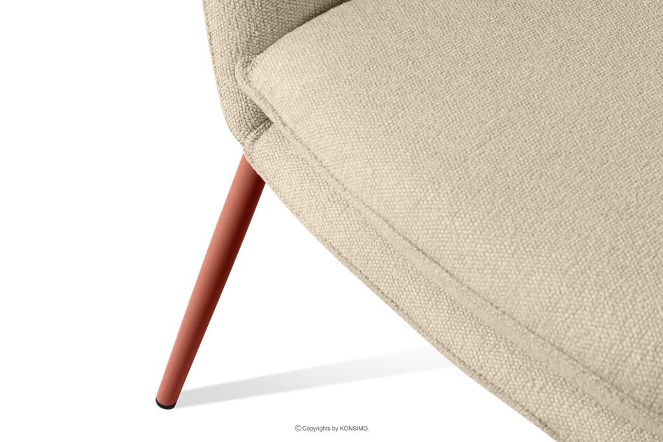 SOLIS Gartenmöbel aus wasserabweisendem Stoff cremefarben/rot cremefarben/rot - Foto 8