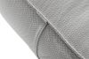LOVIA Weicher Sitzhocker für den Garten aus gewebtem Outdoor-Stoff, dunkelgrau/weiß dunkelgrau/weiß - Foto 5