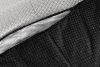 LOVIA Weicher Sitzhocker für den Garten aus gewebtem Outdoor-Stoff, dunkelgrau/weiß dunkelgrau/weiß - Foto 9