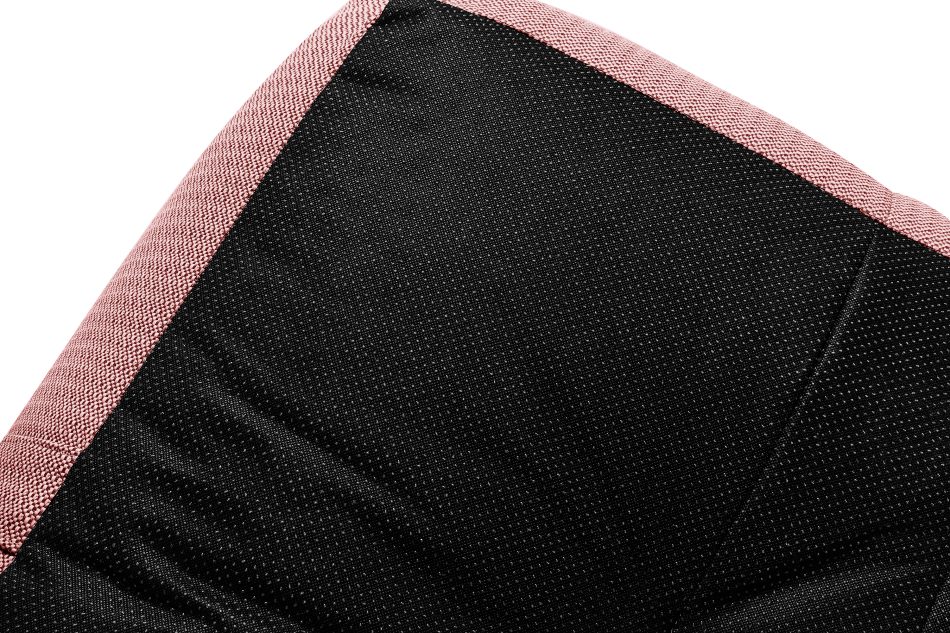 LOVIA Bequemer Sitzhocker für den Garten aus gewebtem Outdoor-Stoff, rot/weiß rot/weiß - Foto 6