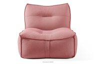 Bequemer Gartensessel aus Outdoor-Gewebestoff rot/weiß