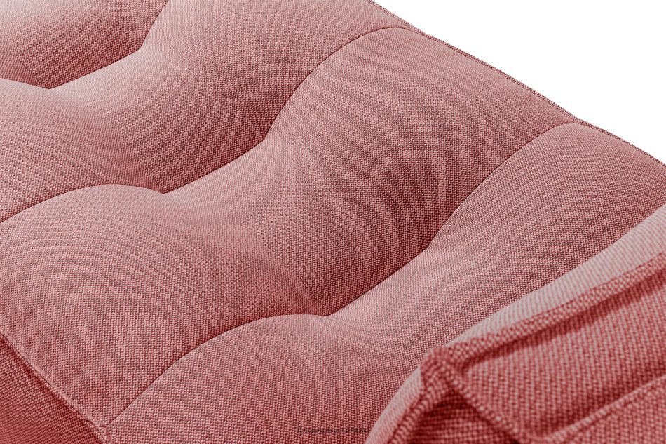 LOVIA Bequeme Gartenliege aus Outdoor-Gewebestoff rot/weiß rot/weiß - Foto 6