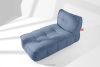 LOVIA Bequeme Gartenliege aus gewebtem Outdoor-Stoff, marineblau/weiß marineblau/weiß - Foto 17