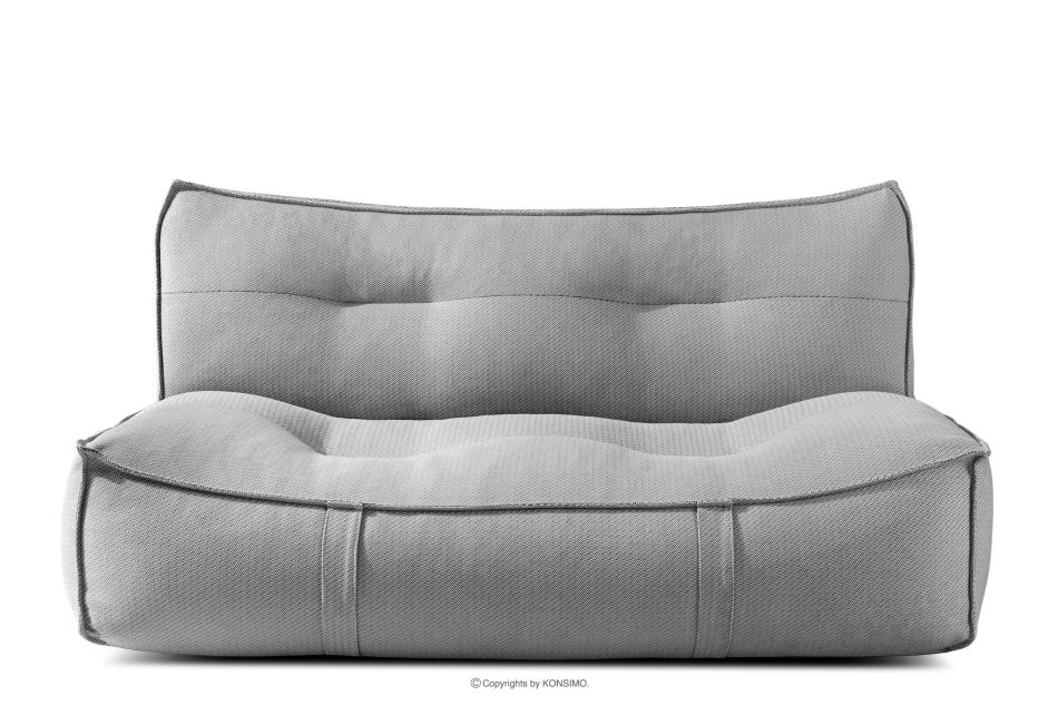 LOVIA Bequemes Gartensofa aus gewebtem Outdoor-Stoff schwarz/weiß schwarz/weiß - Foto 0