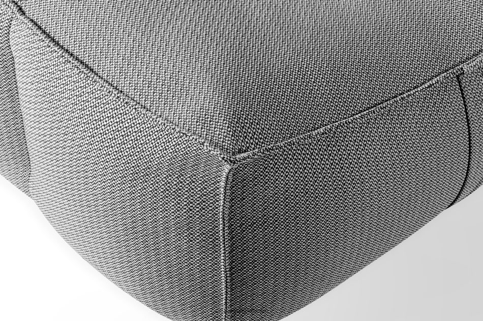 LOVIA Bequemes Gartensofa aus gewebtem Outdoor-Stoff schwarz/weiß schwarz/weiß - Foto 8