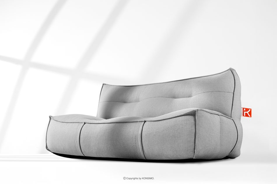 LOVIA Bequemes Gartensofa aus gewebtem Outdoor-Stoff schwarz/weiß schwarz/weiß - Foto 17