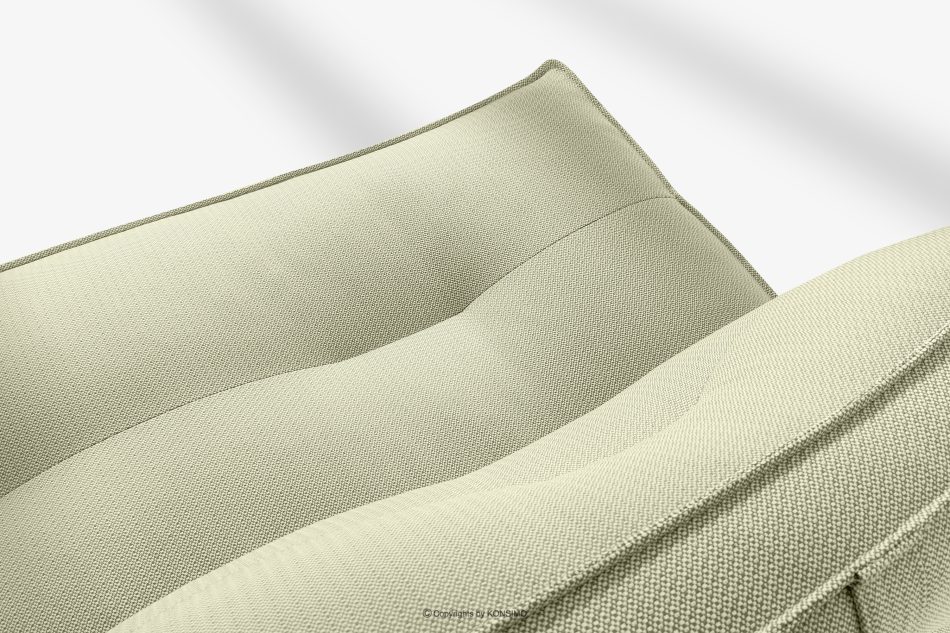 LOVIA Weiches Gartensofa aus gewebtem Outdoor-Stoff hellgrün/weiß hellgrün/weiß - Foto 6