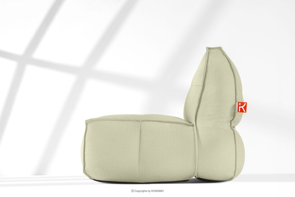 LOVIA Weiches Gartensofa aus gewebtem Outdoor-Stoff hellgrün/weiß hellgrün/weiß - Foto 18