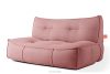 LOVIA Bequemes Gartensofa aus gewebtem Outdoor-Stoff rot/weiß rot/weiß - Foto 4