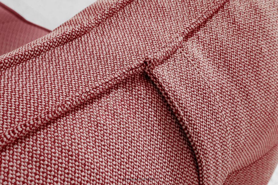 LOVIA Bequemes Gartensofa aus gewebtem Outdoor-Stoff rot/weiß rot/weiß - Foto 7